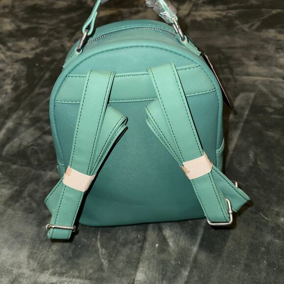 Loungefly x Pokemon Bulbasaur Teal Green Faux Leather Mini Backpack NEW NWT - Picture 4 of 8